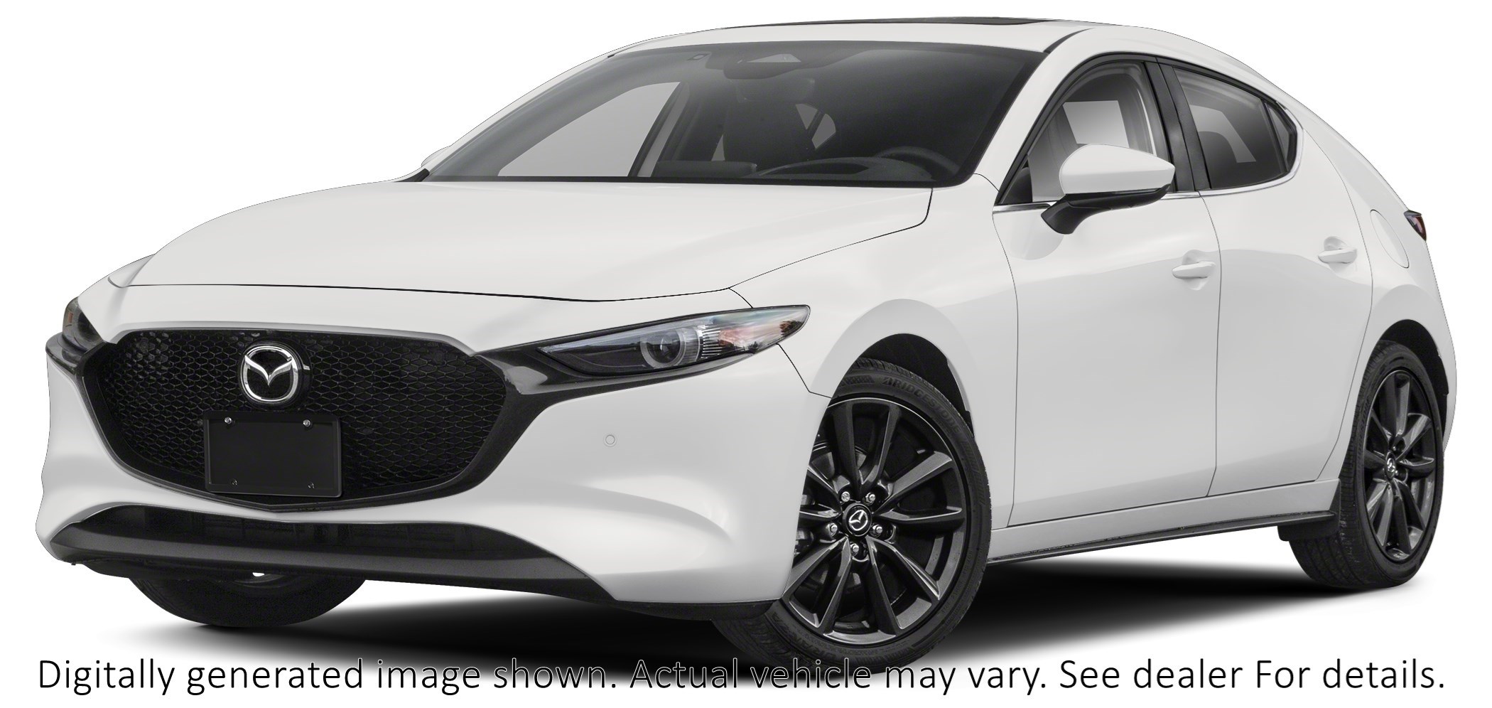 2025 Mazda Mazda3 Sport GS Auto FWD Snowflake White Pearl  Shot 4