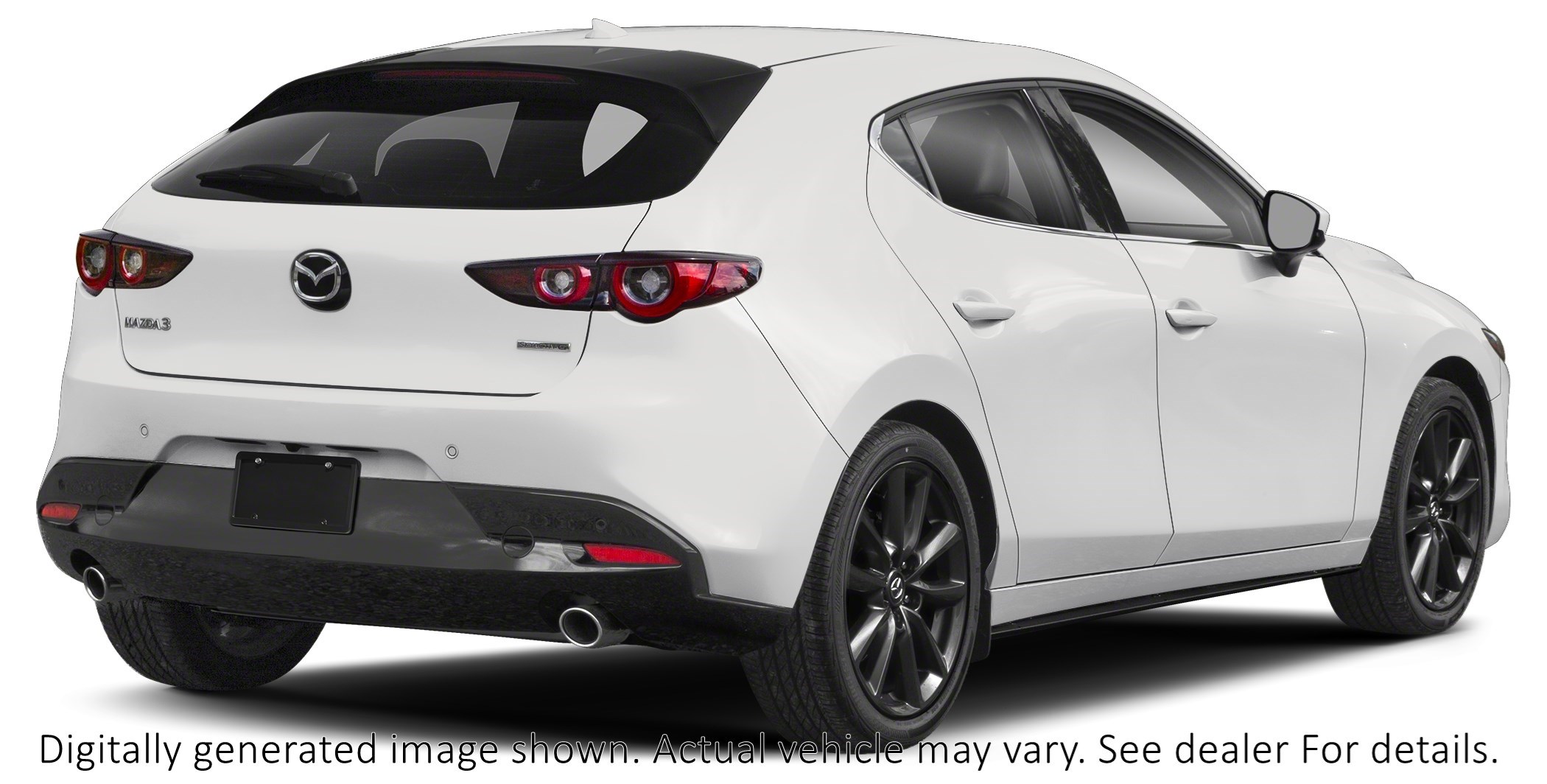 2025 Mazda Mazda3 Sport GS Auto FWD Snowflake White Pearl  Shot 6