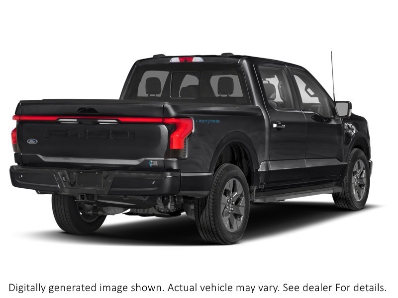 2024 Ford F-150 Lightning LARIAT 4WD SuperCrew 5.5' Box Agate Black Metallic  Shot 6