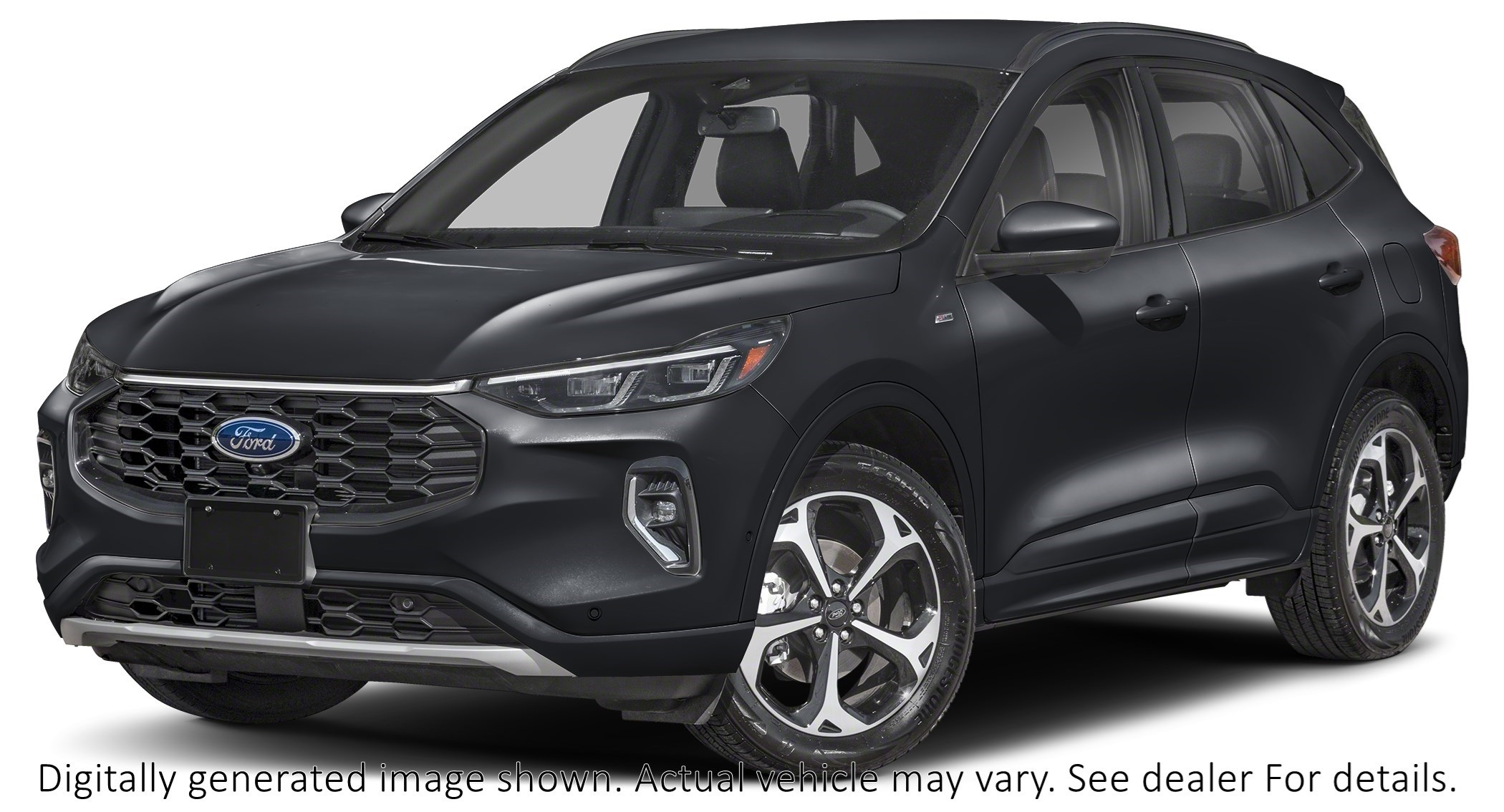 2025 FORD ESCAPE ST-LINE ELITE AWD Agate Black Metallic  Shot 4