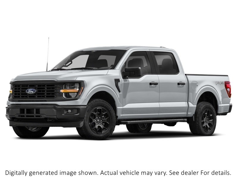 2024 Ford F-150 STX 4WD SuperCrew 5.5' Box Iconic Silver Metallic  Shot 3