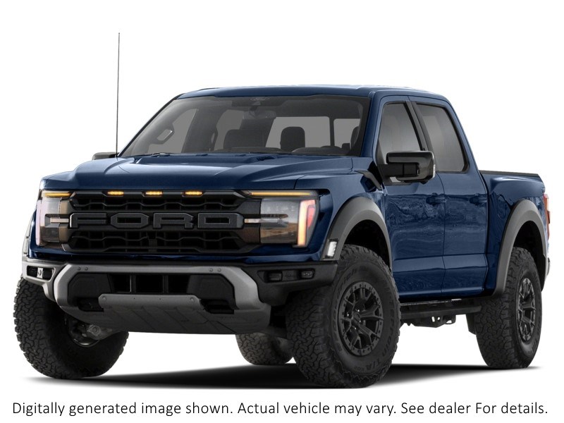 2024 Ford F-150 Raptor 4WD SuperCrew 5.5' Box Antimatter Blue Metallic  Shot 3