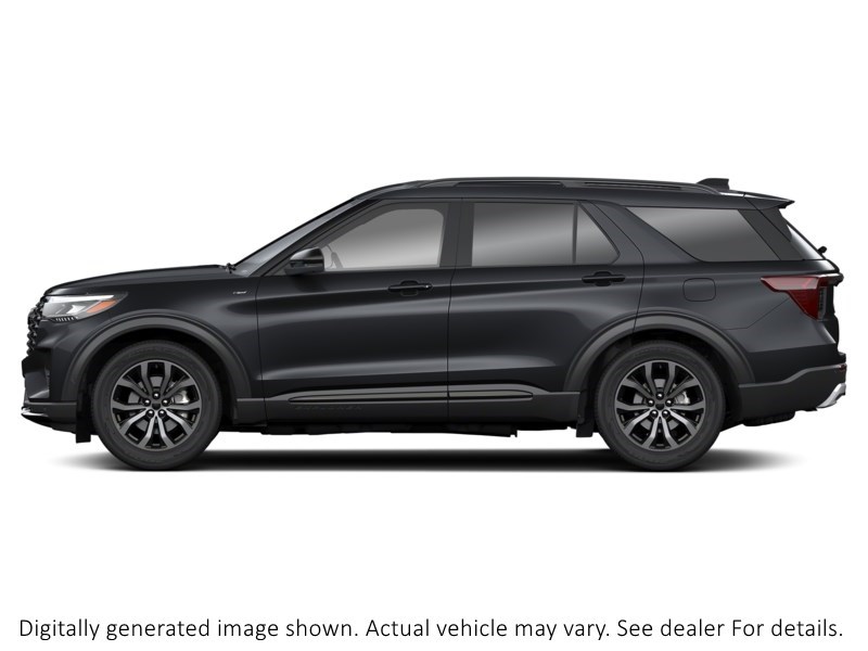 2025 Ford Explorer ST-Line | 4WD | 300A | STREET PK | 360 | TOW | 21s Agate Black Metallic  Shot 4